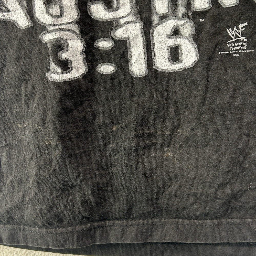 Vintage 1998 Stone Cold Steve Austin 3:16 Shirt XL WWF WWE Alstyle USA Tee - Picture 7 of 10